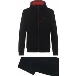 HUGO BOSS Hooded Tracksuit Set - Black