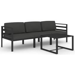 vidaXL 3107776 Lounge-Set, 1 Tisch einschl. 3 Sofas