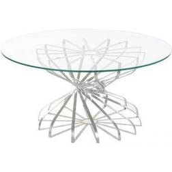 Dkd Home Decor Crystal Mesa de comedor