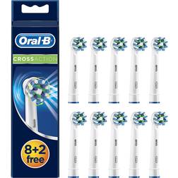 Oral-B Cross Action Testine Per Spazzolino Da Denti Elettrico 10 pz