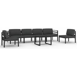 vidaXL 3107794 Conjunto de Sala de Exterior, 1 Mesa incl. 6 Sofás