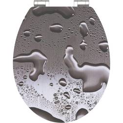 SCHÜTTE Schutte MDF Toiletbril Grey Steel 80523