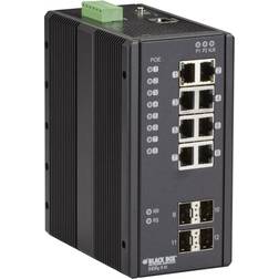 Black Box Industrial Managed Ethernet PoE Switch