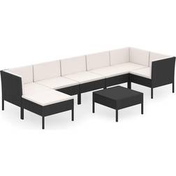 vidaXL 3094412 Loungesæt, 1 borde inkl. 6 sofaer