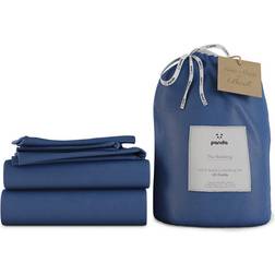 Panda Panda London Deep Sea Navy Bamboo Duvet Cover Blue