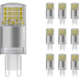 Noxion Fordelspakke 10x Bolt LED Capsule G9 3.2W 350lm 827 ekstra varm hvid dæmpbar erstatter 30W