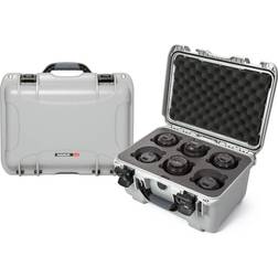 Nanuk 918-LENS5, 6 Lens Waterproof Hard Case, Silver 918-LENS5