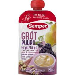 Semper Ätklar Gröt Päron & Katrinplommon 120g
