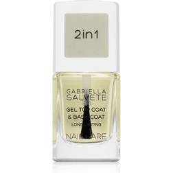 Gabriella Salvete Nail Care Top & Base Coat Bas- topptäckande nagellack