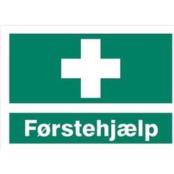 Skilt Førstehjælp A4 plast