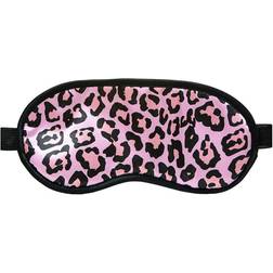 Danielle Creations Pink Leopard Print Luxurious Eye Mask & Ear Plug