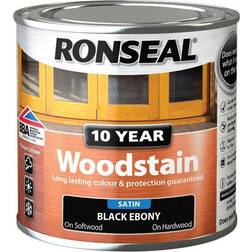 Ronseal 38673 10 Year Woodstain Ebony