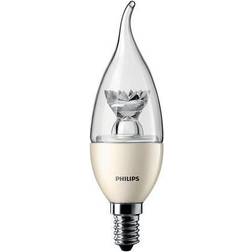 Philips LED Pære Master LED Kerte Vindstød 3,5W/827 E14, dæmpbar (3,5w=25w Glødepære)