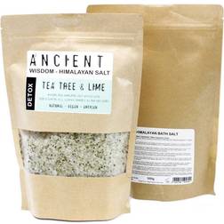 Ancient Wisdom Bath Salts Detox Blend with Tea Tree & Lime 500g