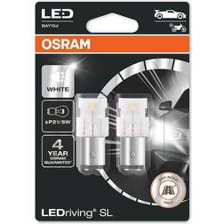 Osram Pæresæt LEDriving P21/5W Rød