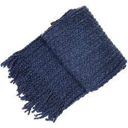 Malini Barley Twist Blankets Blue
