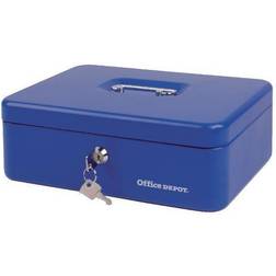 Office Depot Cash Box 217mm Blue