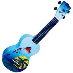 Mahalo Hawaii Blue Ukulele