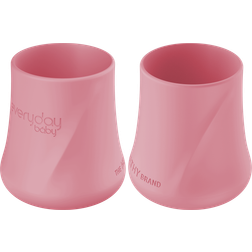 Everyday Baby Silikonmugg 2-pack Purple Rose