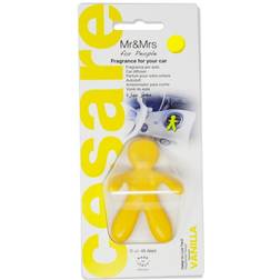 Mr&Mrs Fragrance Cesare Scent for Car, Yellow, Vanilla
