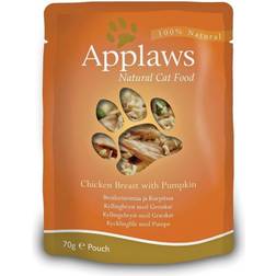 Applaws Natural Wet Adult Cat Food Chicken Broth Pouch Multipack