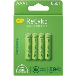 GP Batteries RHCH83E014 ReCyko 850mAh AAA card of 4