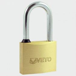 Veto P50L Brass Padlock Long Shackle