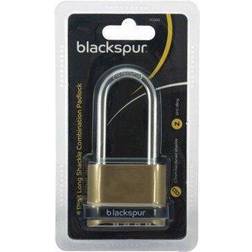 Blackspur 4 Digit Long Shackle Combination Padlock