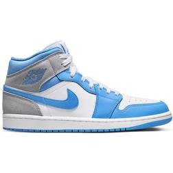 NIKE Air Jordan 1 Mid SE - White/University Blue/Grey