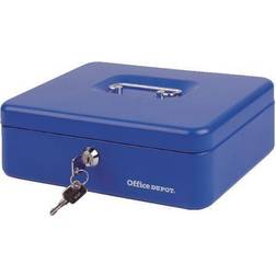 Office Depot Cash Box Blue