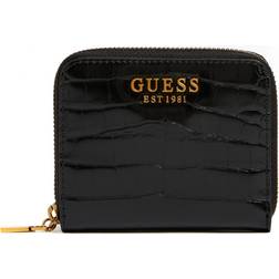 Guess Laurel Croc Print Mini Wallet