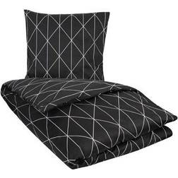 Borg Design Graphic Harlequin Påslakan Svart (210x150cm)