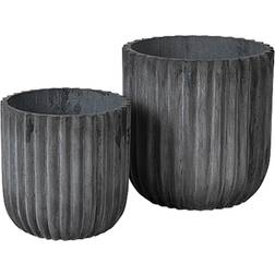 Broste Copenhagen Fiber Flower Pot 2-pack Krukke