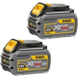 Dewalt DCB546 18V/54V Flexvolt 6.0ah Li-Ion Batteries 2-pack