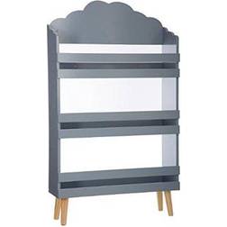 Atmosphera Wooden bookcase with 3 shelves Cloud design