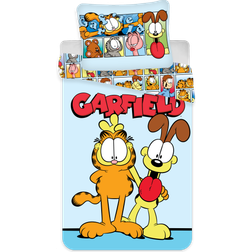 Licens Påslakan spjälsäng - 100x140 cm - Garfield - 100% Bomull 100x140cm