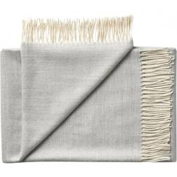 Silkeborg Uldspinderi Panama Plaid Tæppe Beige, Grå (200x)
