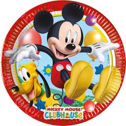 Disney 8 assiettes carton 23cm mickey dart lmic93822