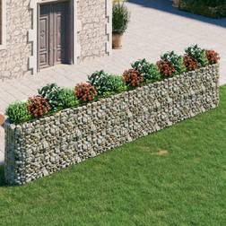 vidaXL Gabion Raised Bed Galvanised