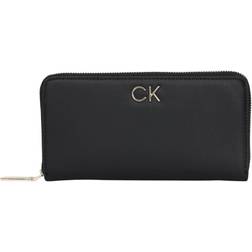 Calvin Klein RE-Lock Slim Geldbörse - Schwarz