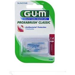 GUM Recambio Proxabrush Classic Cilíndrico 8Uds