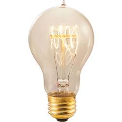 Bulbrite Incandescent A19 40 Watt Nostalgic Edison Quad Loop-style Light Bulb, Amber Glass, 4/Pack(861385)