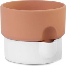 Northern Oasis Flowerpot Small White/Terracotta