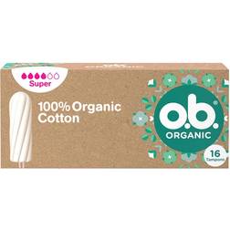 O.b. Organic Super Unscented 16-pak