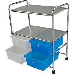 Mind Reader All Purpose Utility Cart with Handl es