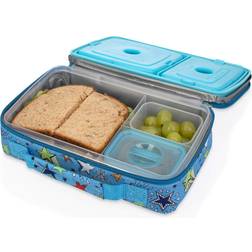 Nuby Insulated Bento Box Lunchbox, Girl