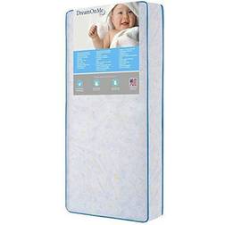 Dream On Me Twinkle Stars Crib & Toddler 117 Coil Mattress I Green Guard Gold Certified