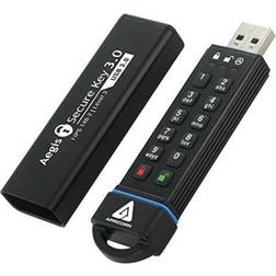 Apricorn Aegis Secure Key 30 GB FIPS 140-2 nivå 3 validerad 256-bitars hårdvarukrypterad USB 3.0-hårddisk (ASK3-30 GB)