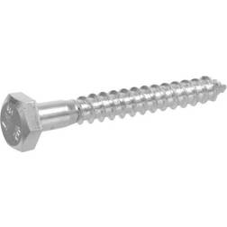 Hillman 1/4 X 2-1/2 L Hex Zinc-Plated Steel Lag Screw 100