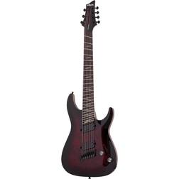 Schecter Omen Elite-7 MS Black Cherry Burst